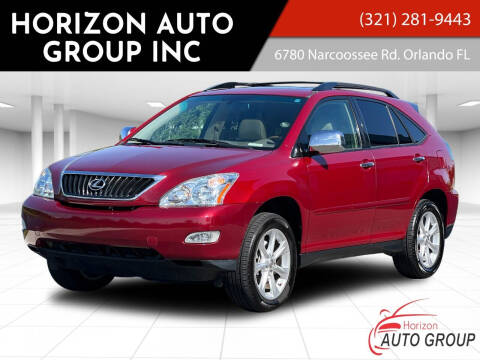 2009 Lexus RX 350 for sale at HORIZON AUTO GROUP INC in Orlando FL