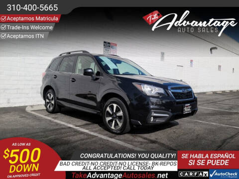 2018 Subaru Forester for sale at ADVANTAGE AUTO SALES INC in Bell CA