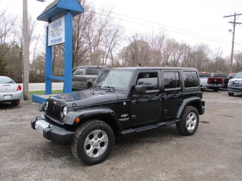 2014 Jeep Wrangler Unlimited for sale at PENDLETON PIKE AUTO SALES in Ingalls IN