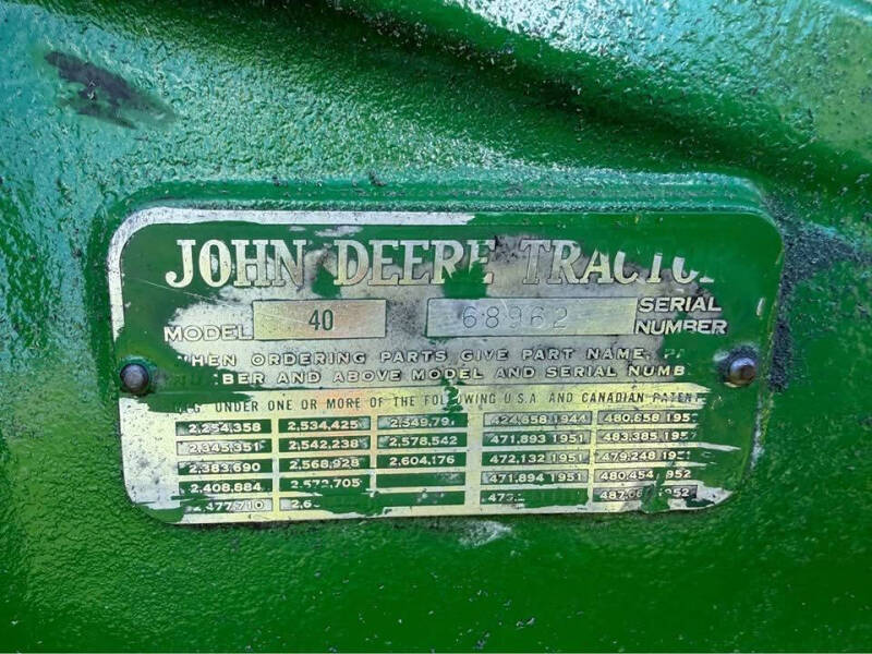 1954 John Deere 40
