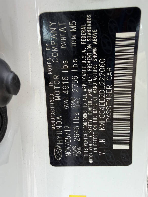 2013 Hyundai Genesis 3.8L