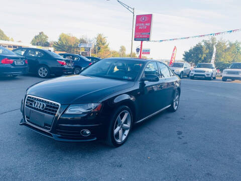 2012 Audi A4 for sale at Sterling Auto Sales and Service in Whitehall PA