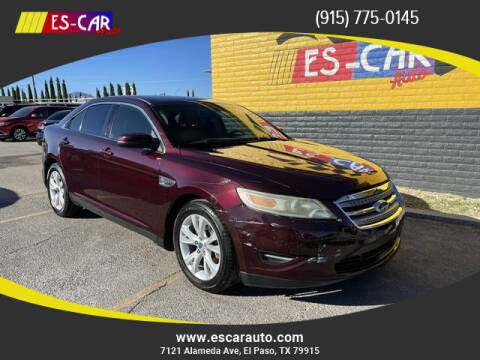 2011 Ford Taurus for sale at Escar Auto - 9809 Montana Ave Lot in El Paso TX