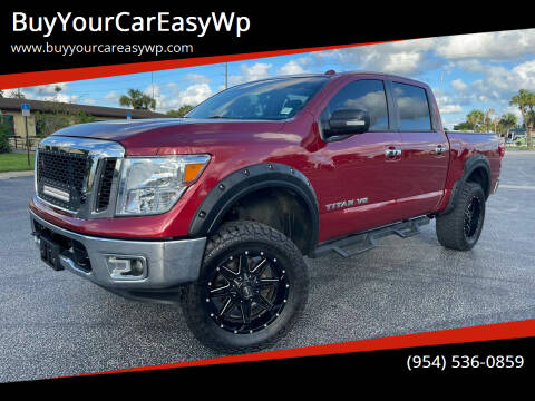 2018 Nissan Titan for sale at BuyYourCarEasyWp in West Park FL