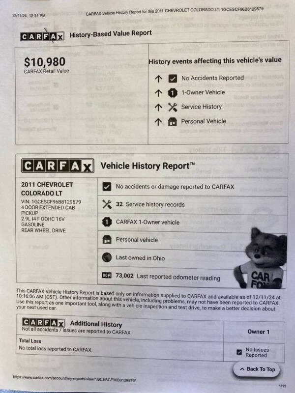 2011 Chevrolet Colorado 1LT photo 17