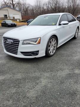 2013 Audi S8 for sale at Four Rings Auto llc in Wellsburg NY