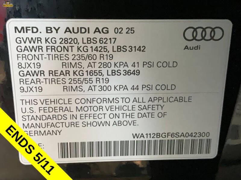 2025 Audi Q6 e-tron Premium