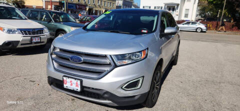 2016 Ford Edge for sale at Union Street Auto LLC in Manchester NH