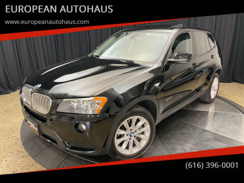 2013 BMW X3 for sale at EUROPEAN AUTOHAUS in Holland MI