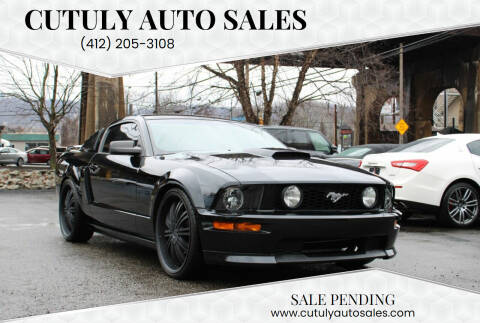 2008 Ford Mustang for sale at Cutuly Auto Sales in Pittsburgh PA