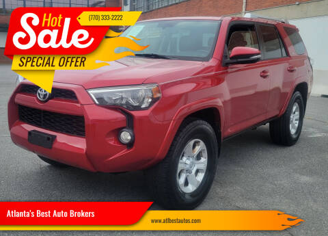 2016 Toyota 4Runner for sale at Atlanta's Best Auto Brokers in Marietta GA