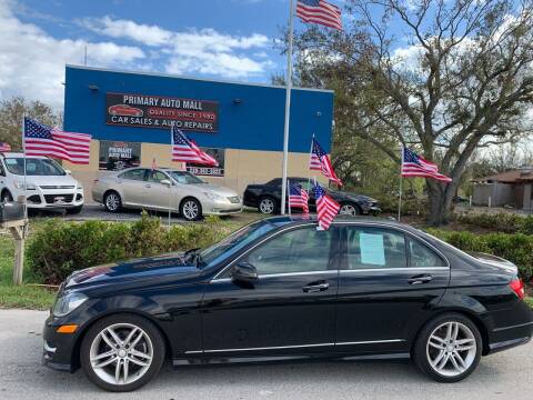 2012 Mercedes-Benz C-Class for sale at Primary Auto Mall in Fort Myers FL