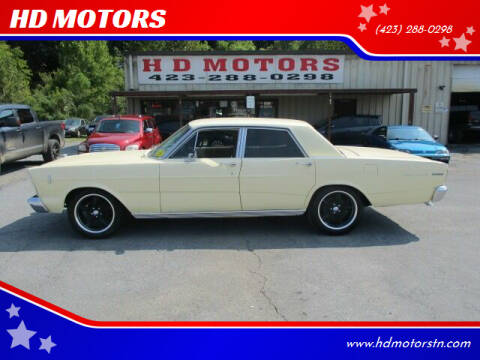 1966 Ford Galaxie 500 for sale at HD MOTORS in Kingsport TN