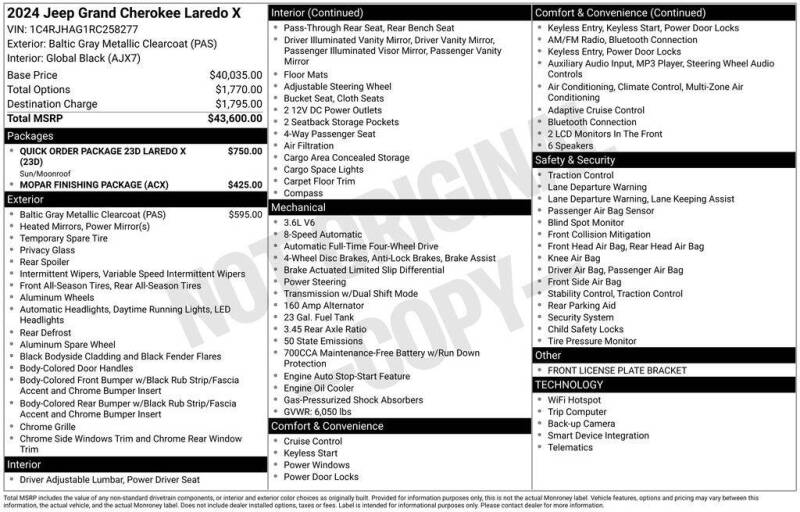 2024 Jeep Grand Cherokee Laredo