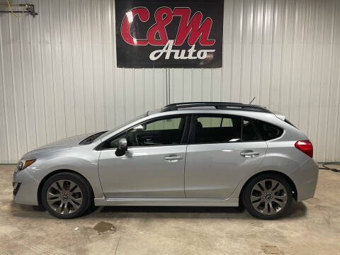 2015 Subaru Impreza for sale at C&M Auto in Worthing SD