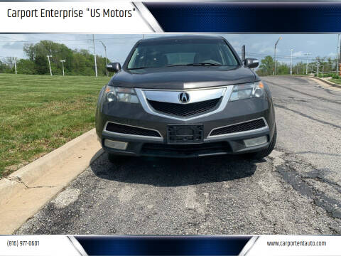2012 Acura MDX for sale at Carport Enterprise "US Motors" - Kansas in Kansas City KS