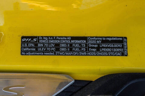 2020 Porsche 911 Carrera S