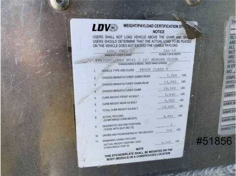 2016 Freightliner MT45 Chassis