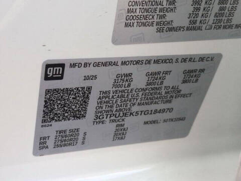 2026 GMC Sierra 1500 Elevation Standard