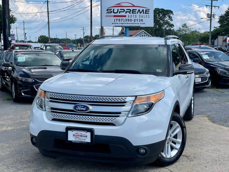 2014 Ford Explorer for sale at Supreme Auto Sales in Chesapeake VA