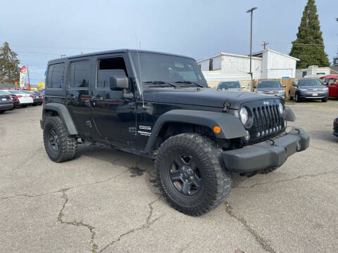 2017 Jeep Wrangler Unlimited for sale at Universal Auto Sales in Salem OR