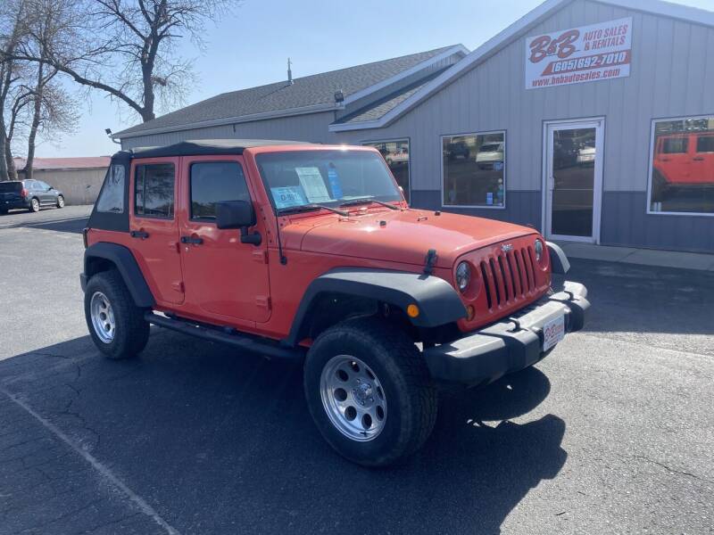 2013 Jeep Wrangler Unlimited for sale at B & B Auto Sales in Brookings SD