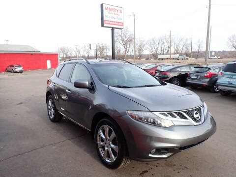 2013 Nissan Murano for sale at Marty's Auto Sales in Savage MN