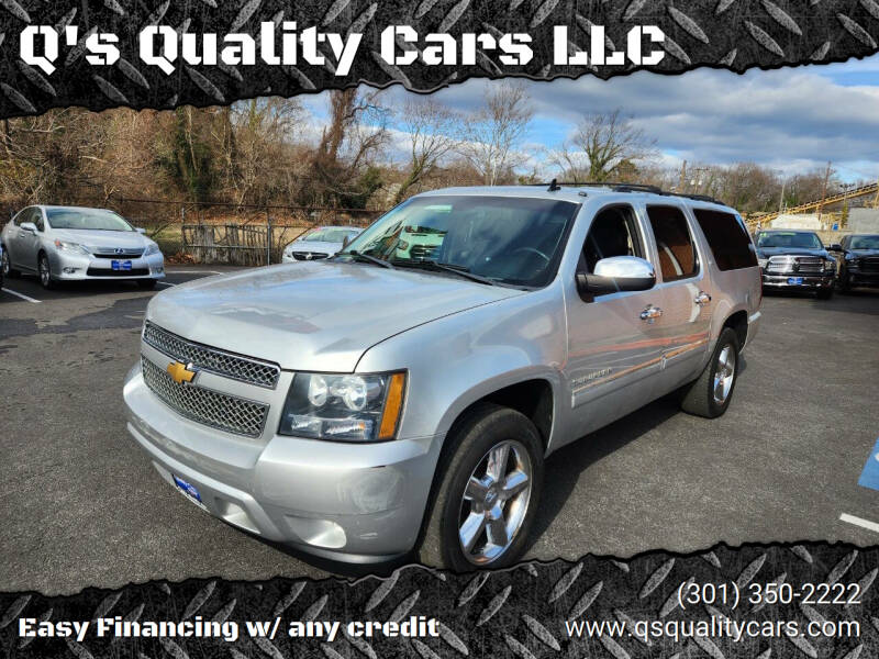 2013 Chevrolet Suburban for sale at Q's Quality Cars LLC in Capitol Heights MD