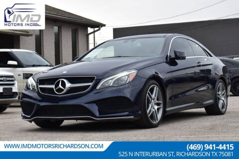 2017 Mercedes-Benz E-Class for sale at IMD Motors in Richardson TX