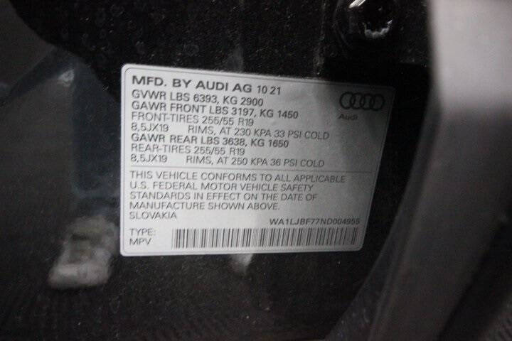 2022 Audi Q7 quattro Premium Plus 45 TFSI