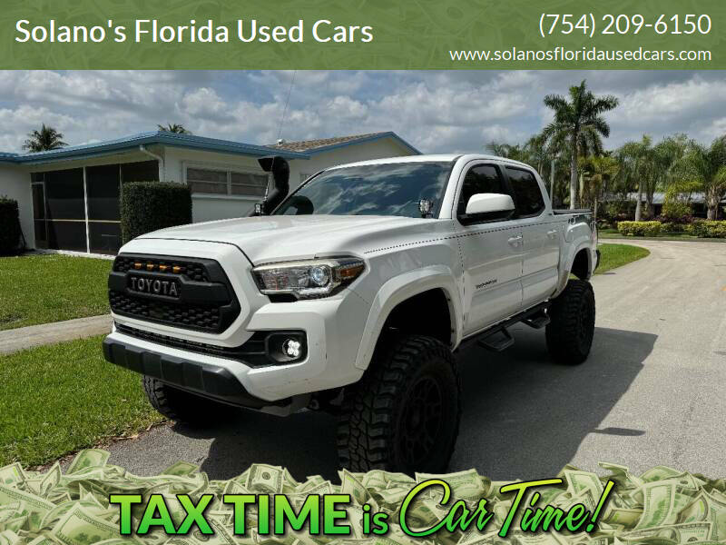 2018 Toyota Tacoma for sale at SOLANOS & SANCHEZ AUTO SALES C in Hollywood FL