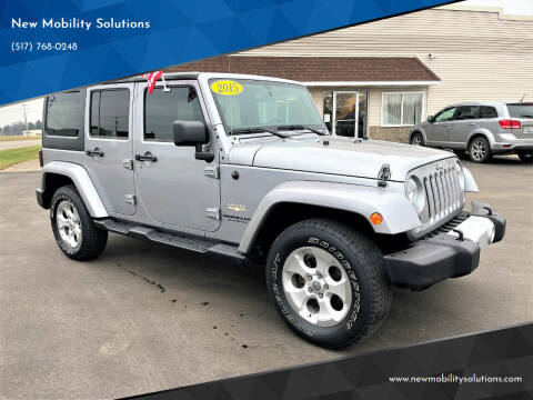 2015 Jeep Wrangler Unlimited for sale at New Mobility Solutions in Jackson MI