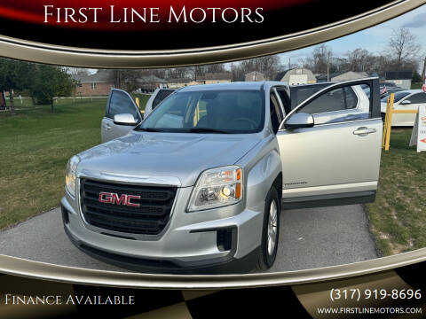 2016 GMC Terrain for sale at First Line Motors in Brownsburg IN