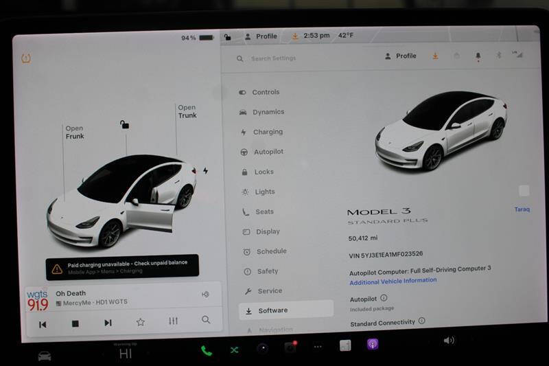 2021 Tesla Model 3 Standard Range Plus