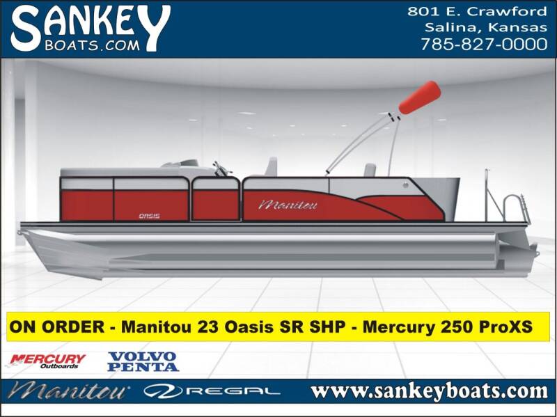 2023 Manitou 23 Oasis SR SHP for sale at SankeyBoats.com in Salina KS