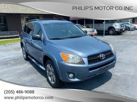 2009 Toyota RAV4 for sale at PHILIP'S MOTOR CO INC in Haleyville AL