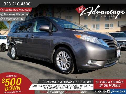 2013 Toyota Sienna for sale at ADVANTAGE AUTO SALES INC in Bell CA