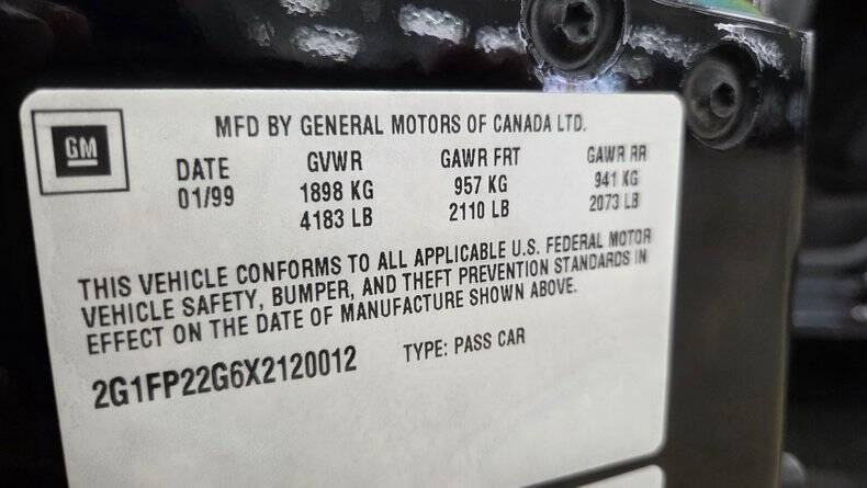 1999 Chevrolet Camaro