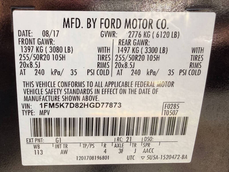 2017 Ford Explorer XLT