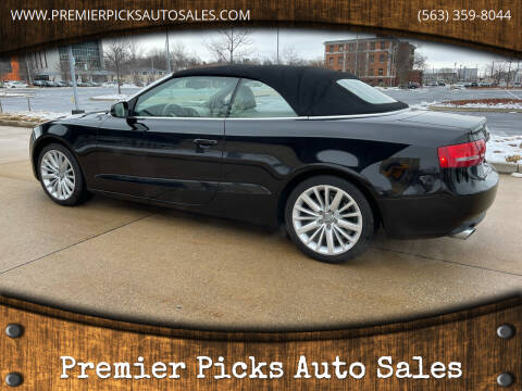 2012 Audi A5 for sale at Premier Picks Auto Sales in Bettendorf IA