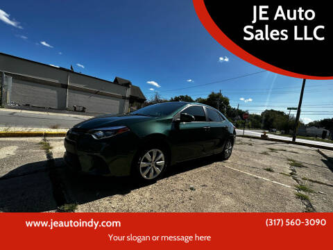 2016 Toyota Corolla for sale at JE Auto Sales LLC in Indianapolis IN