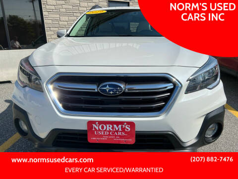 2019 Subaru Outback for sale at NORM'S USED CARS INC in Wiscasset ME