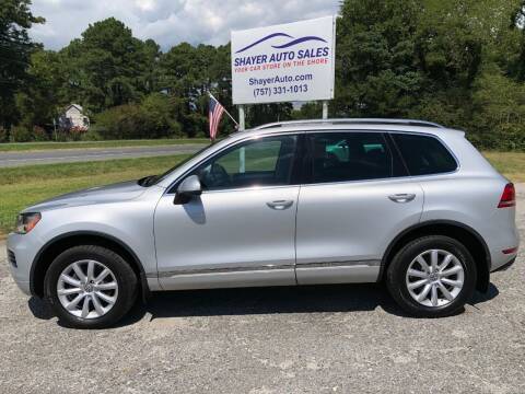 2012 Volkswagen Touareg for sale at Shayer Auto Sales in Cape Charles VA