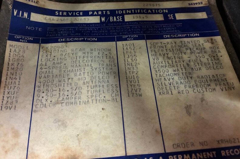 1976 Chevrolet C/K 20 Series