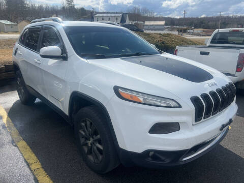 2014 Jeep Cherokee for sale at BURNWORTH AUTO INC in Windber PA