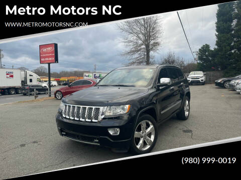 2012 Jeep Grand Cherokee for sale at Metro Motors NC in Indian Trail NC