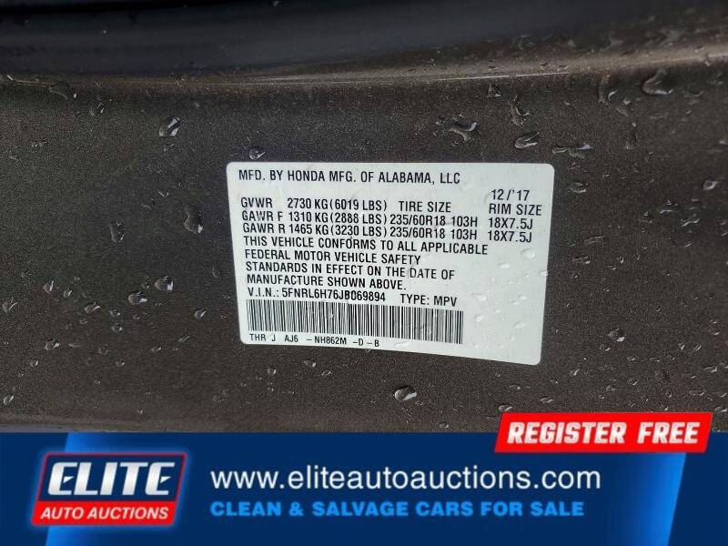 2018 Honda Odyssey EX-L