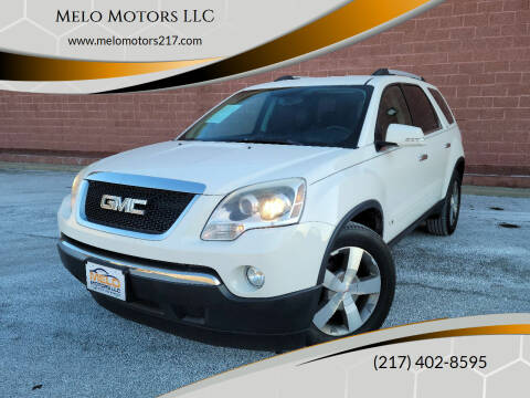 2010 GMC Acadia for sale at Melo Motors LLC in Springfield IL
