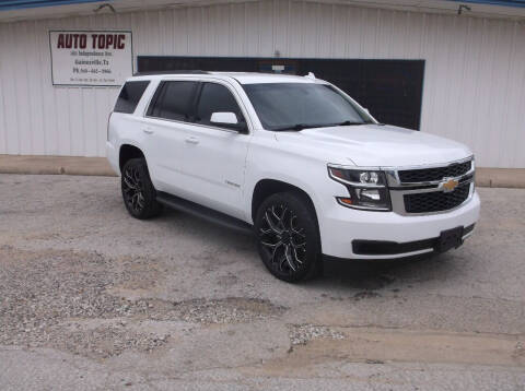 2018 Chevrolet Tahoe for sale at AUTO TOPIC in Gainesville TX