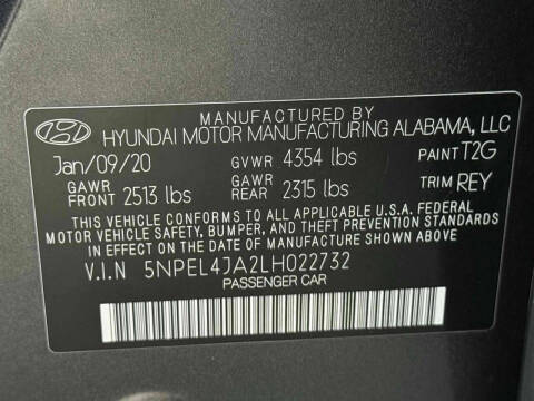 2020 Hyundai Sonata SEL